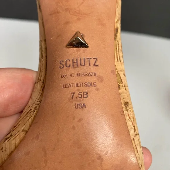 Schutz Womens Josseana Nude Beige Clear Strap Ankle Tie Heels Sandals Size 7.5 B - Picture 10 of 11